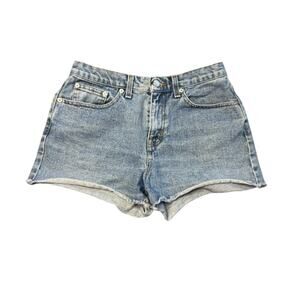 Vintage 90s London Jeans Denim cut off shorts Light wash size 6